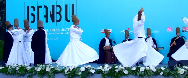 Dervishes in Istanbul.